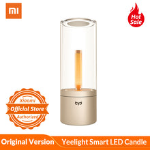 Load image into Gallery viewer, Original Xiaomi Mijia Yeelight Smart LED Candle Light Indoor Night Table Bedside Ambient Lamp Remote Touch Mi Home App Bluetooth