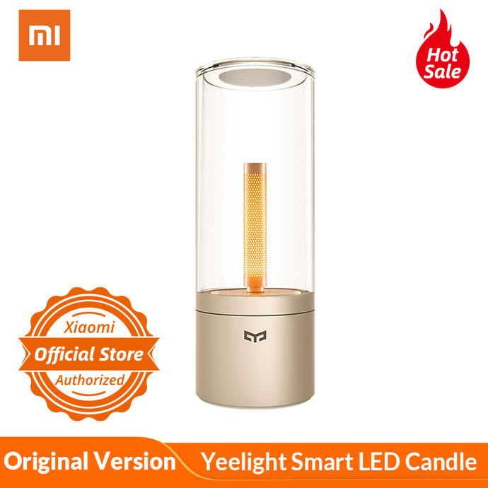 Original Xiaomi Mijia Yeelight Smart LED Candle Light Indoor Night Table Bedside Ambient Lamp Remote Touch Mi Home App Bluetooth